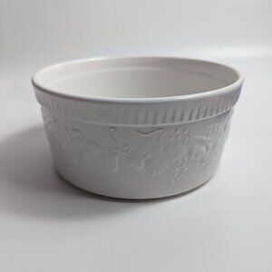 Vintage Philippe Deshoulieres Blanc De Blanc Souffle Casserole Dish 8.5" x 4"
